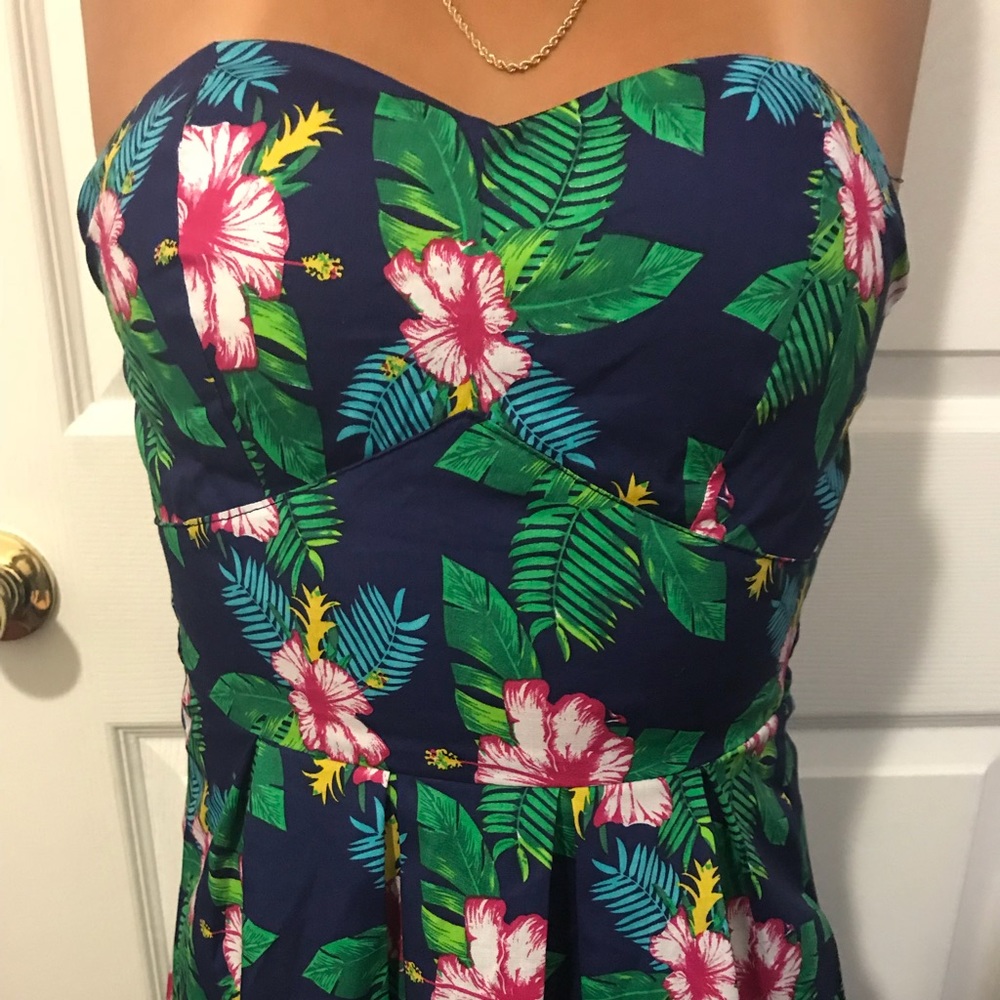 Tropical mini dress